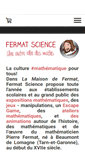 Mobile Screenshot of fermat-science.com